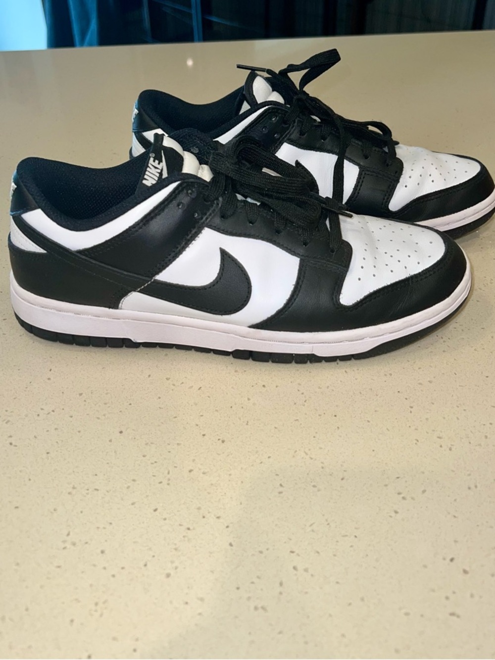 Nike Women's Dunk Low - Black and White Size 9.5 - Picture 2 of 11